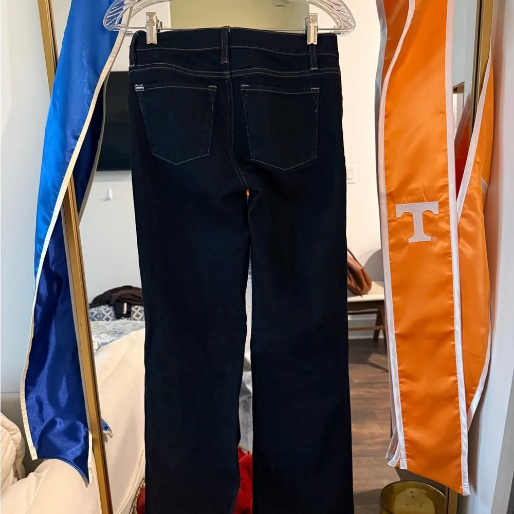 Alice + Olivia Black Flare Jeans - Picture 8 of 10